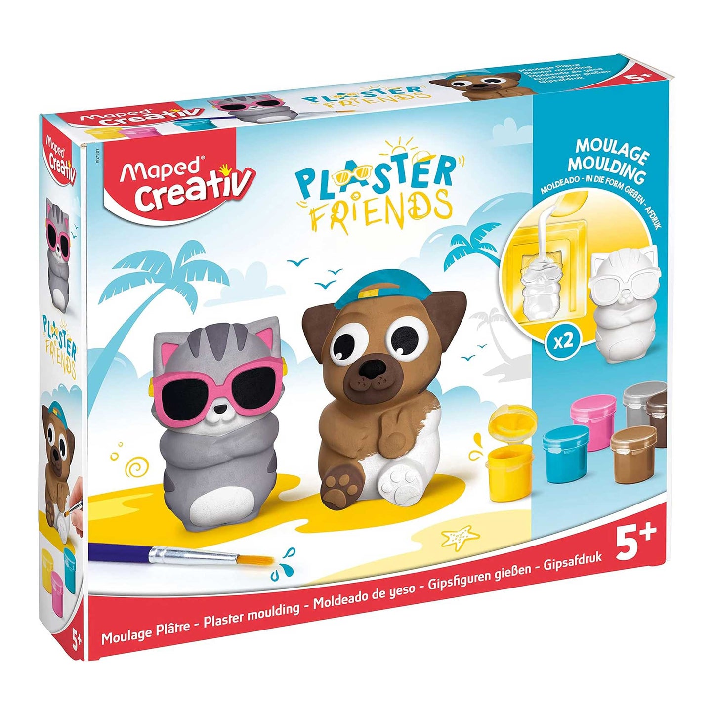 Maped Creativ Plaster Friends - Summer - Box
