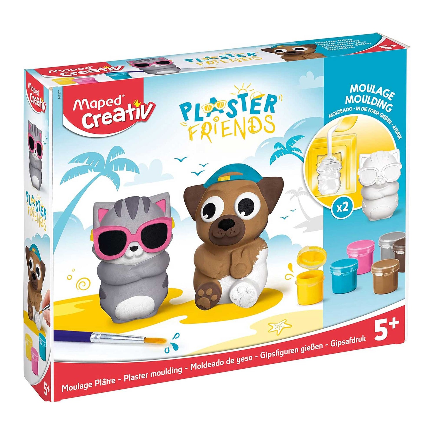 Maped Creativ Plaster Friends - Summer - Box