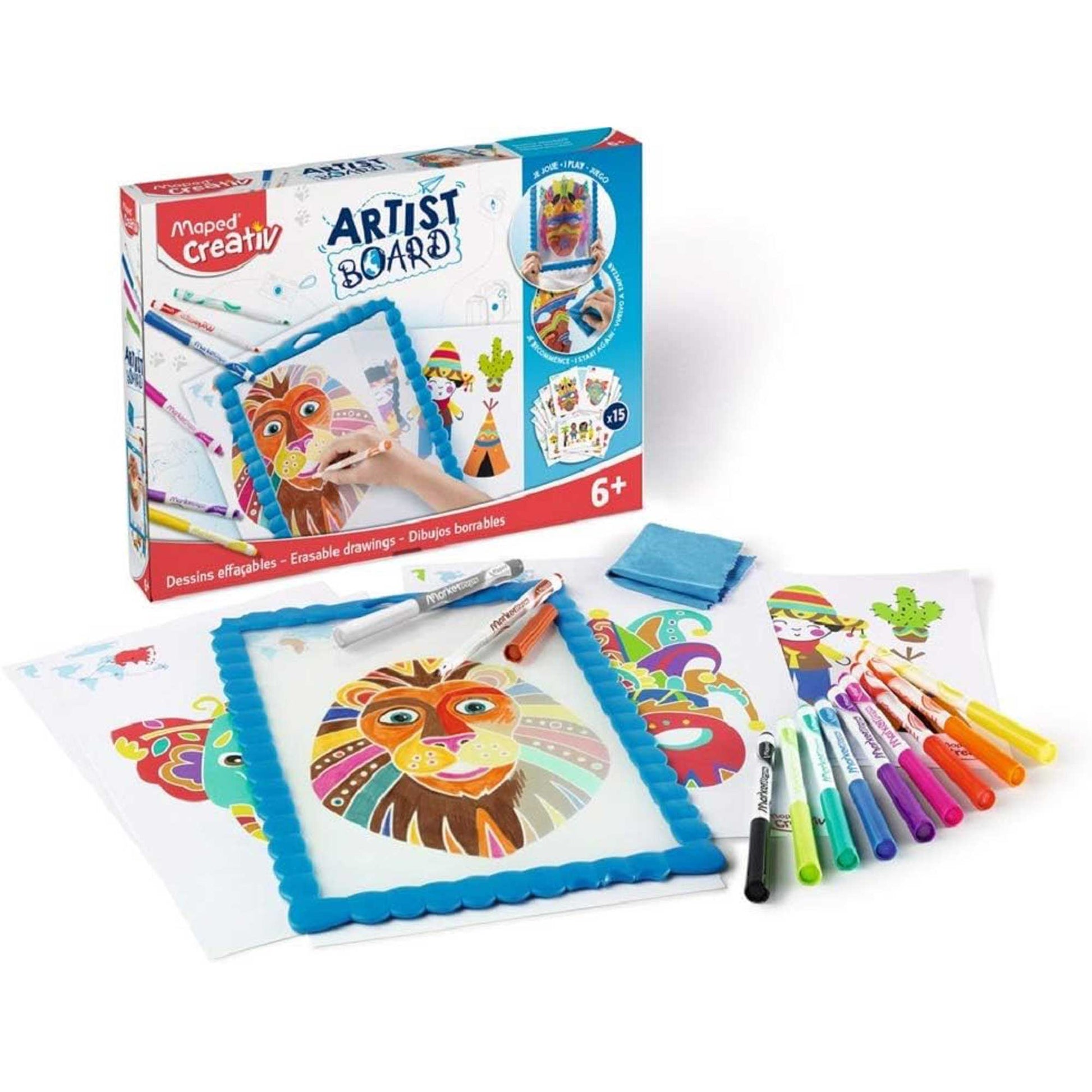 Maped Creativ Transparent Artist Board - Box with contents