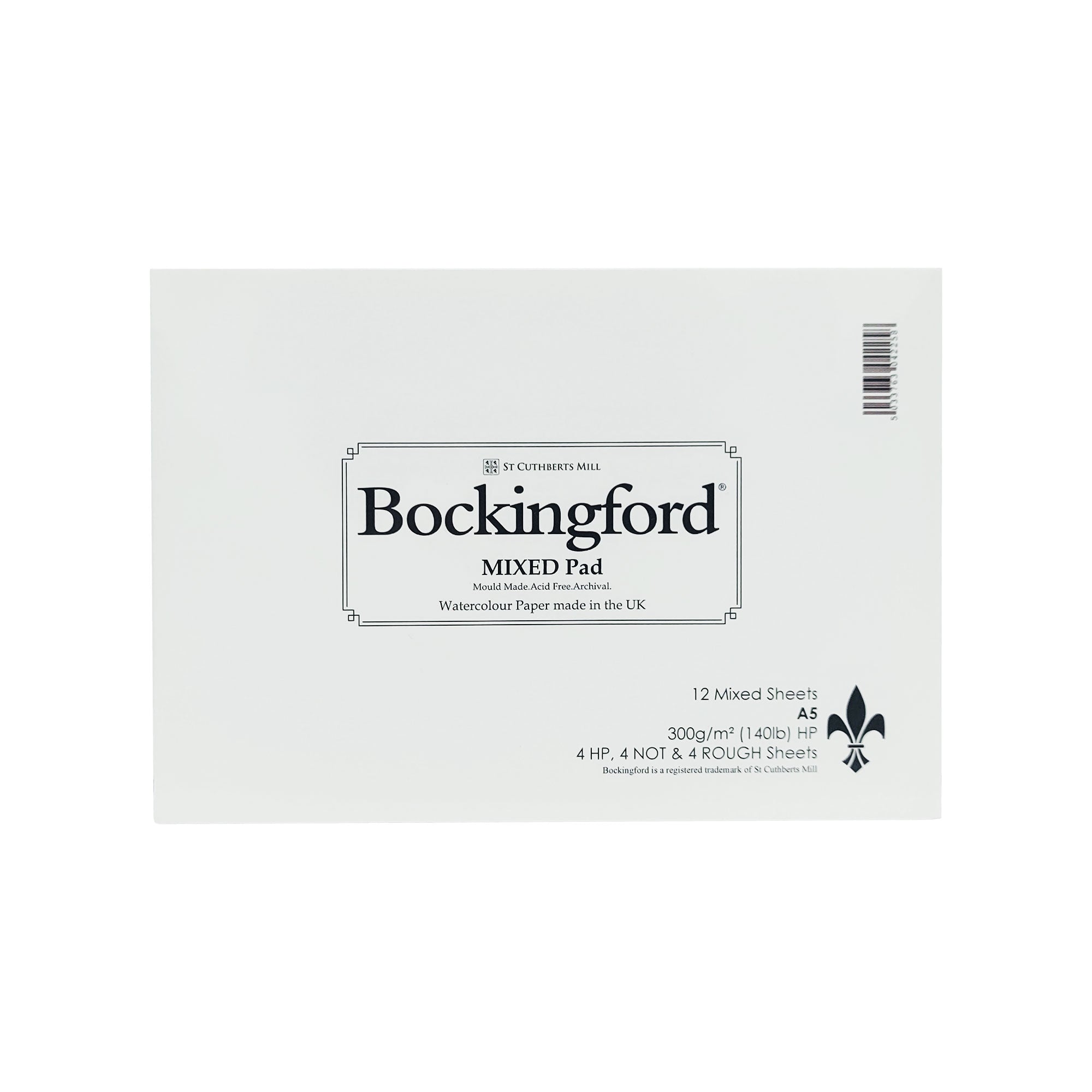 Bockingford Water Colour Paper. Pack of 5 Sheets . Sized to A1