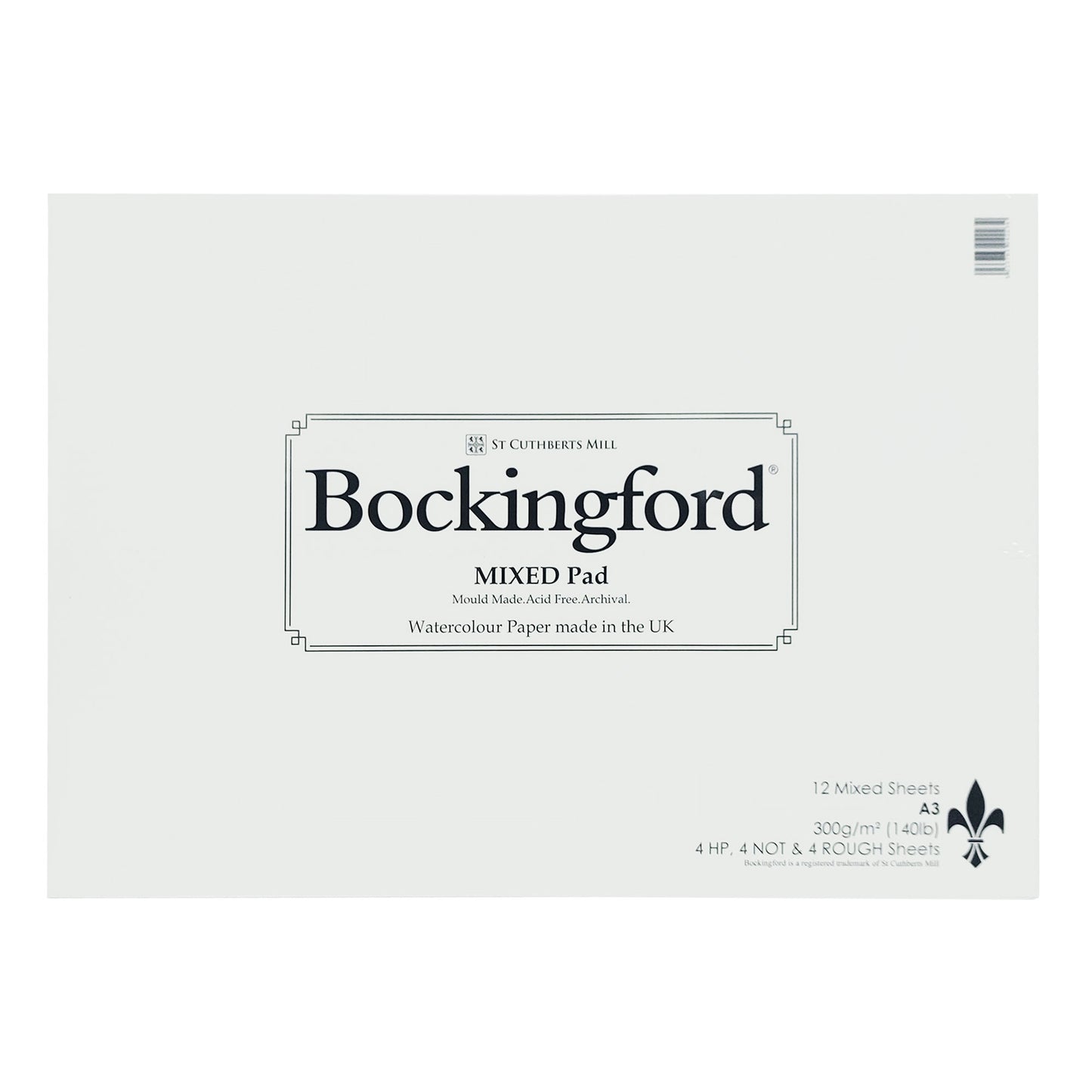 Bockingford Watercolour Mixed Glued Pads A3
