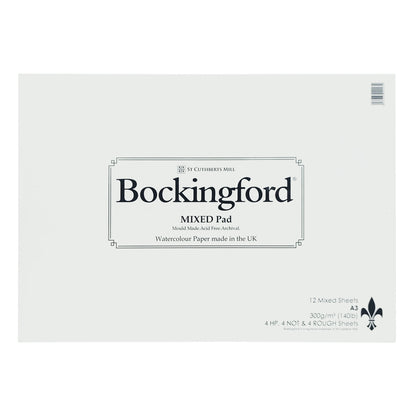 Bockingford Watercolour Mixed Glued Pads A3