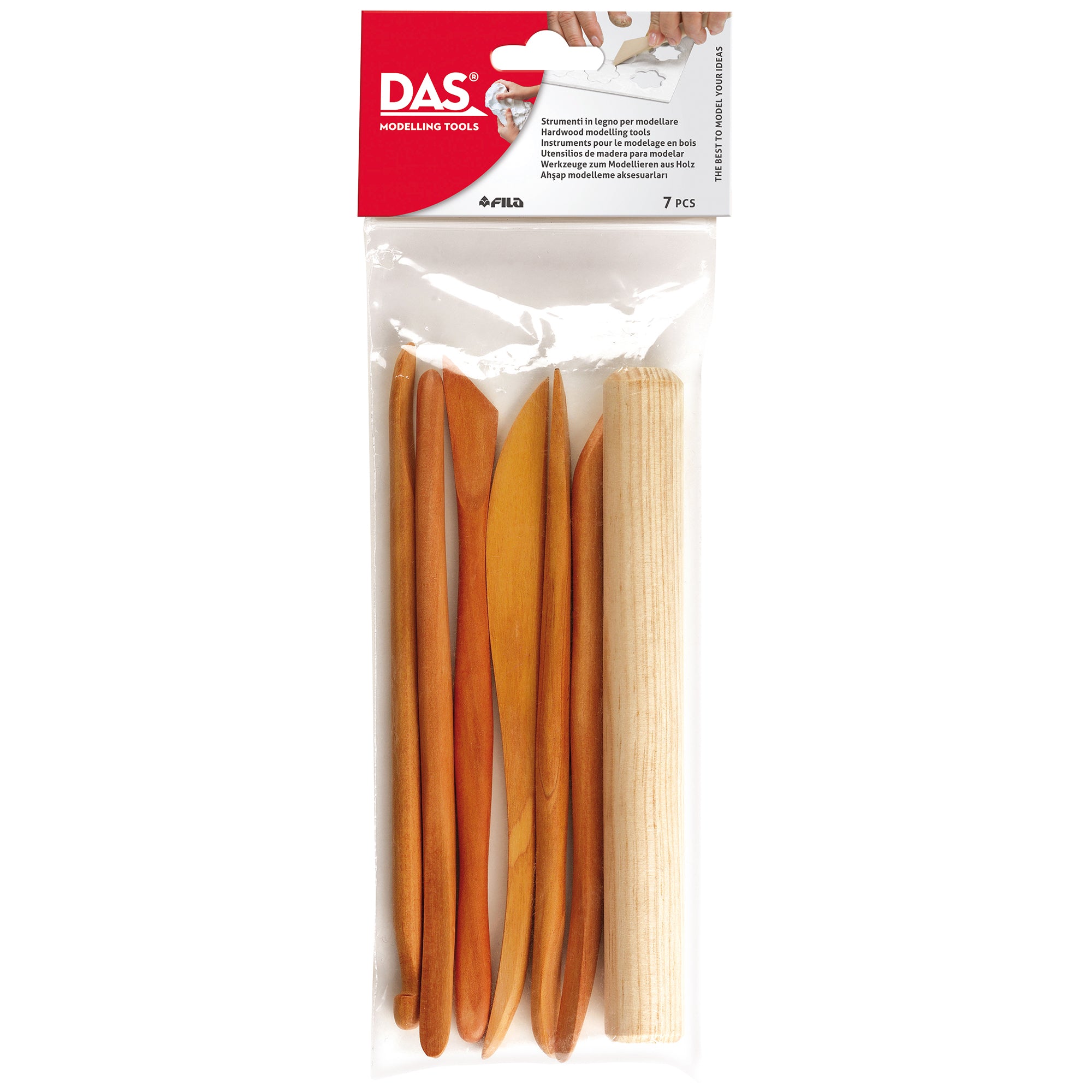 DAS Hardwood Modelling Tools - Set of 7pcs