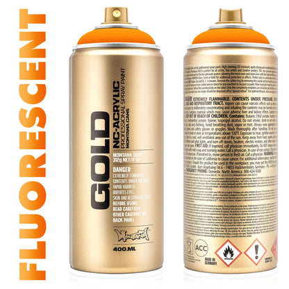Montana Gold FLUORESCENT Colour Cans - 400ml