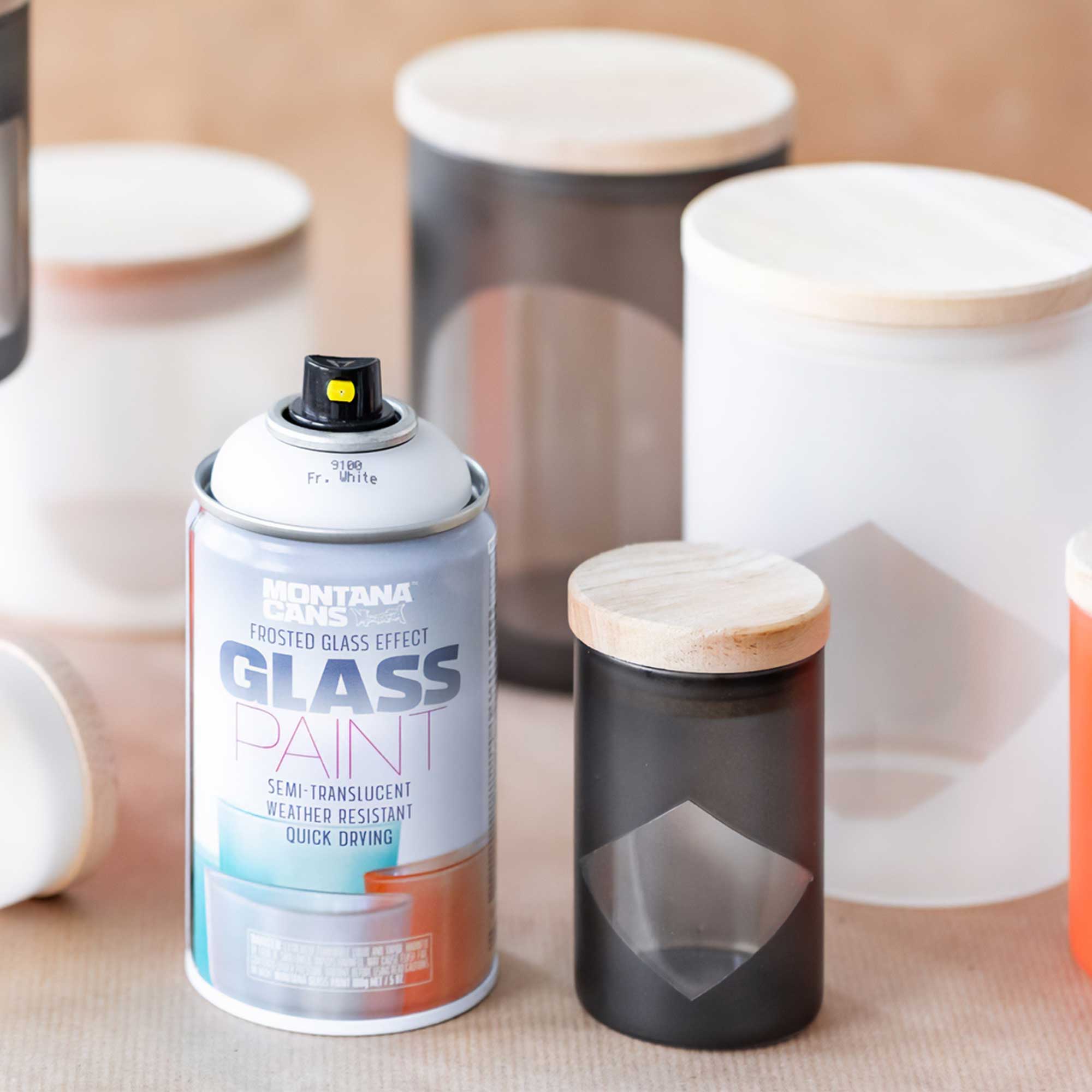 Montana Glass Paint 250ml Spray Cans