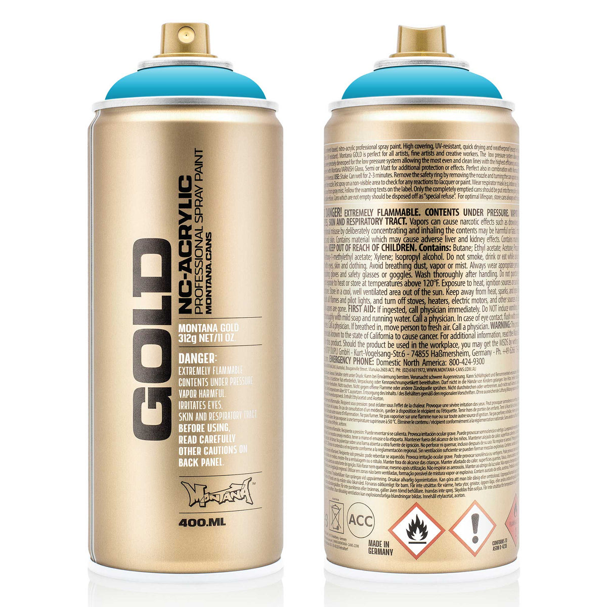 Montana Gold Spray Cans 400ml (G1000 to G6050)