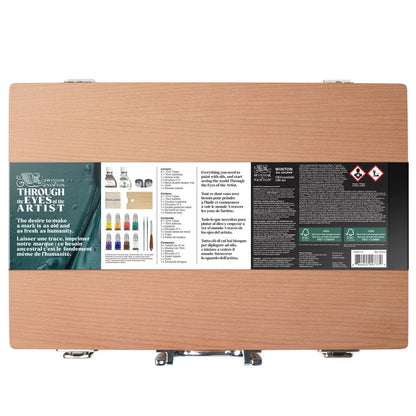 Winsor & Newton : Winton : Oil Paint : 37ml : Wooden Box : Set of 8