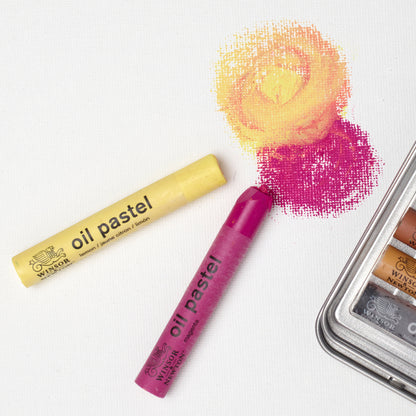 Winsor & Newton Oil Pastels - In use