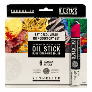 Sennelier Oil Sticks - Set of 6 Basic Colours