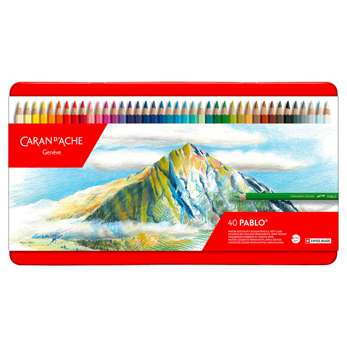 Caran d&#39;Ache Pablo Colour Pencils - Set of 40