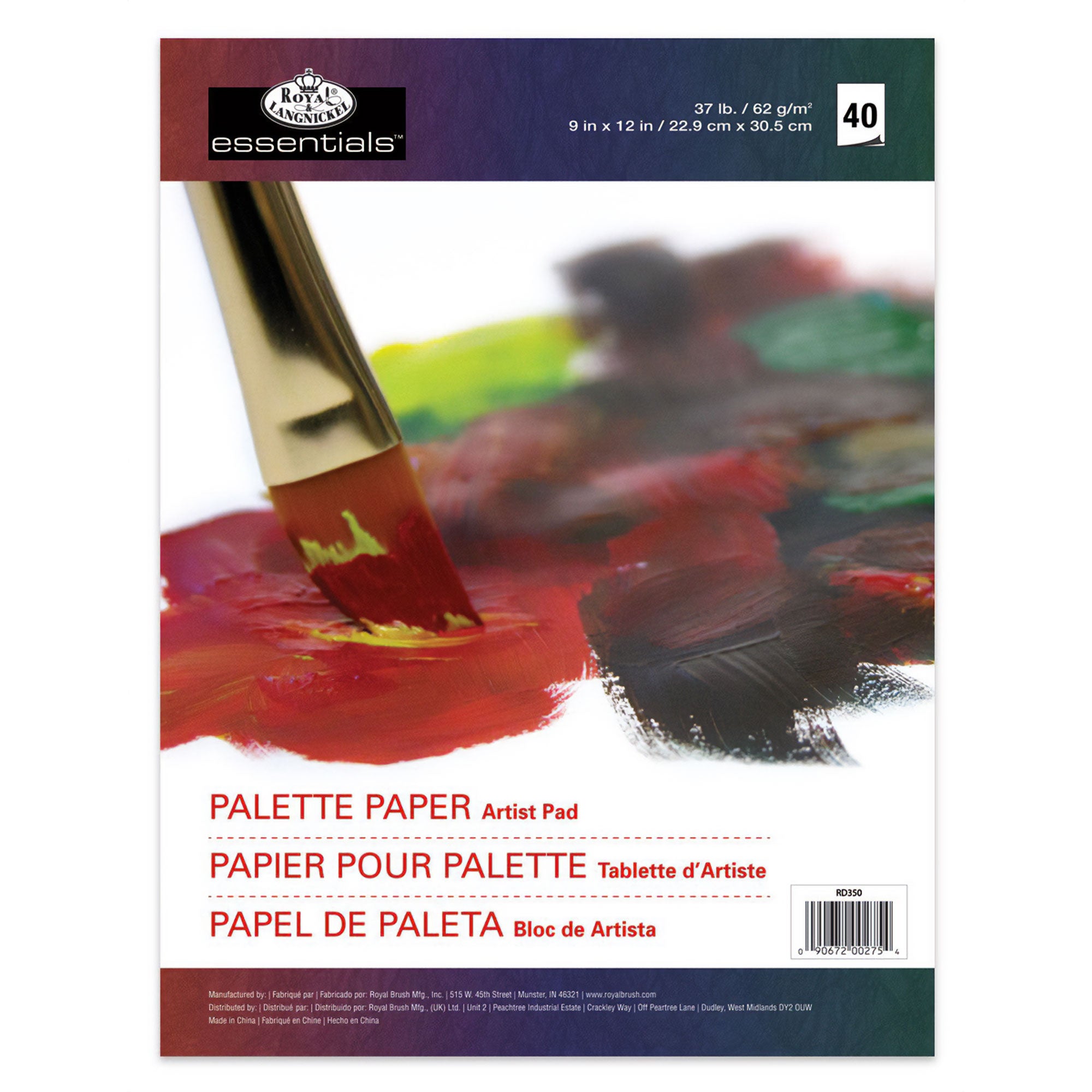 Royal & Langnickel Palette Paper - 9 x 12