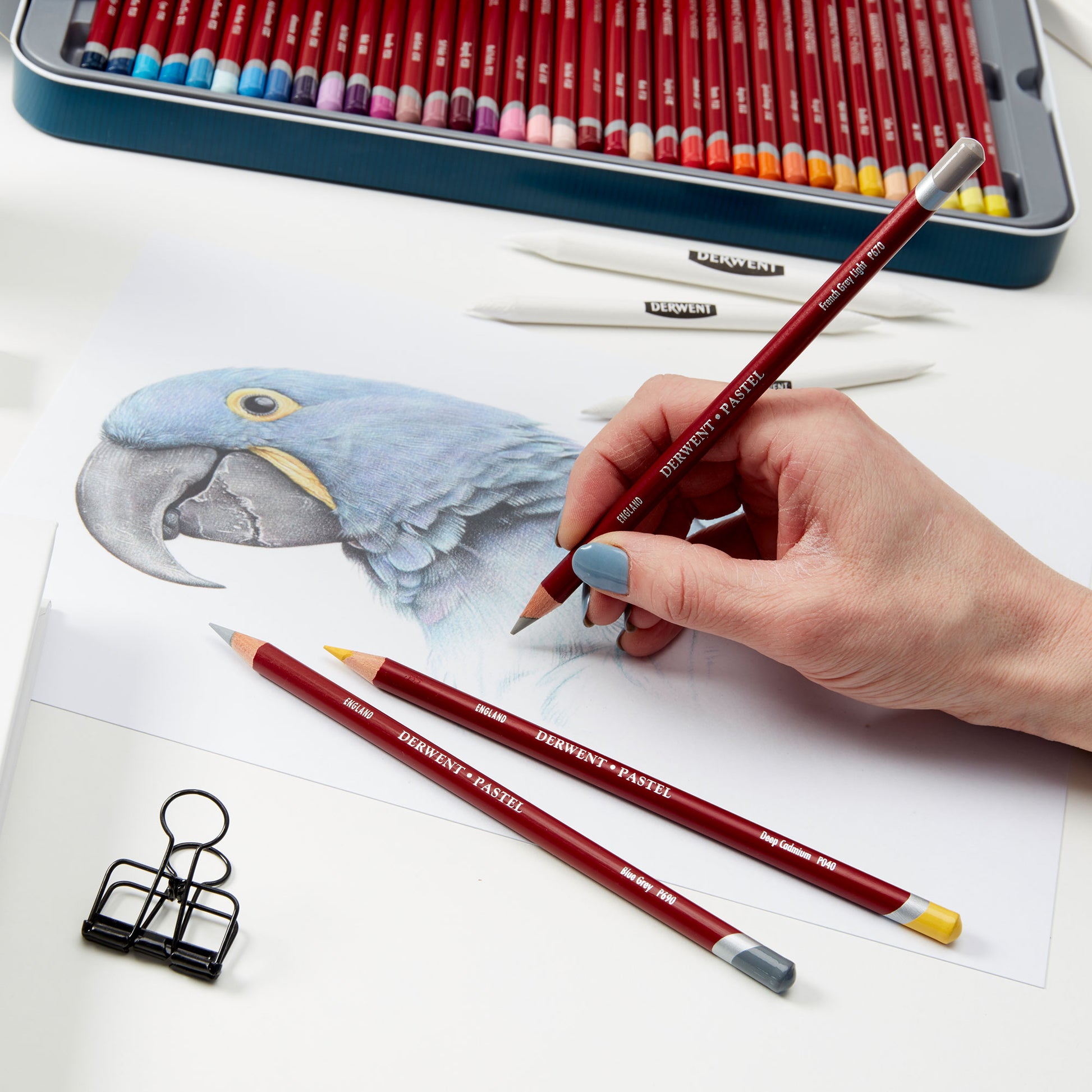 Derwent Pastel Pencil Metal Tins - Mood Photo #2