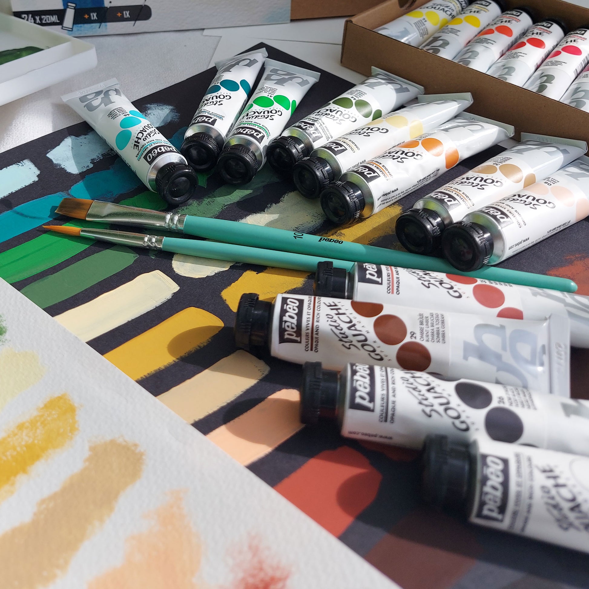 Pebeo Studio XL Gouache Set Mood Photo