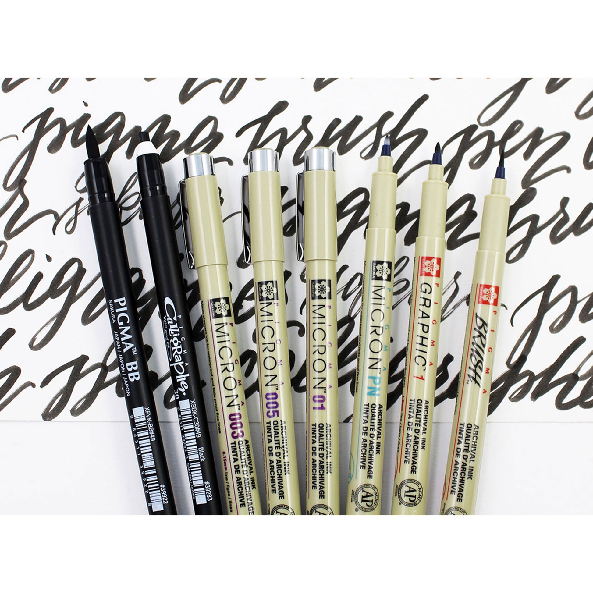 Sakura Pigma Brush Pens Singles – ARTdiscount - Main Image