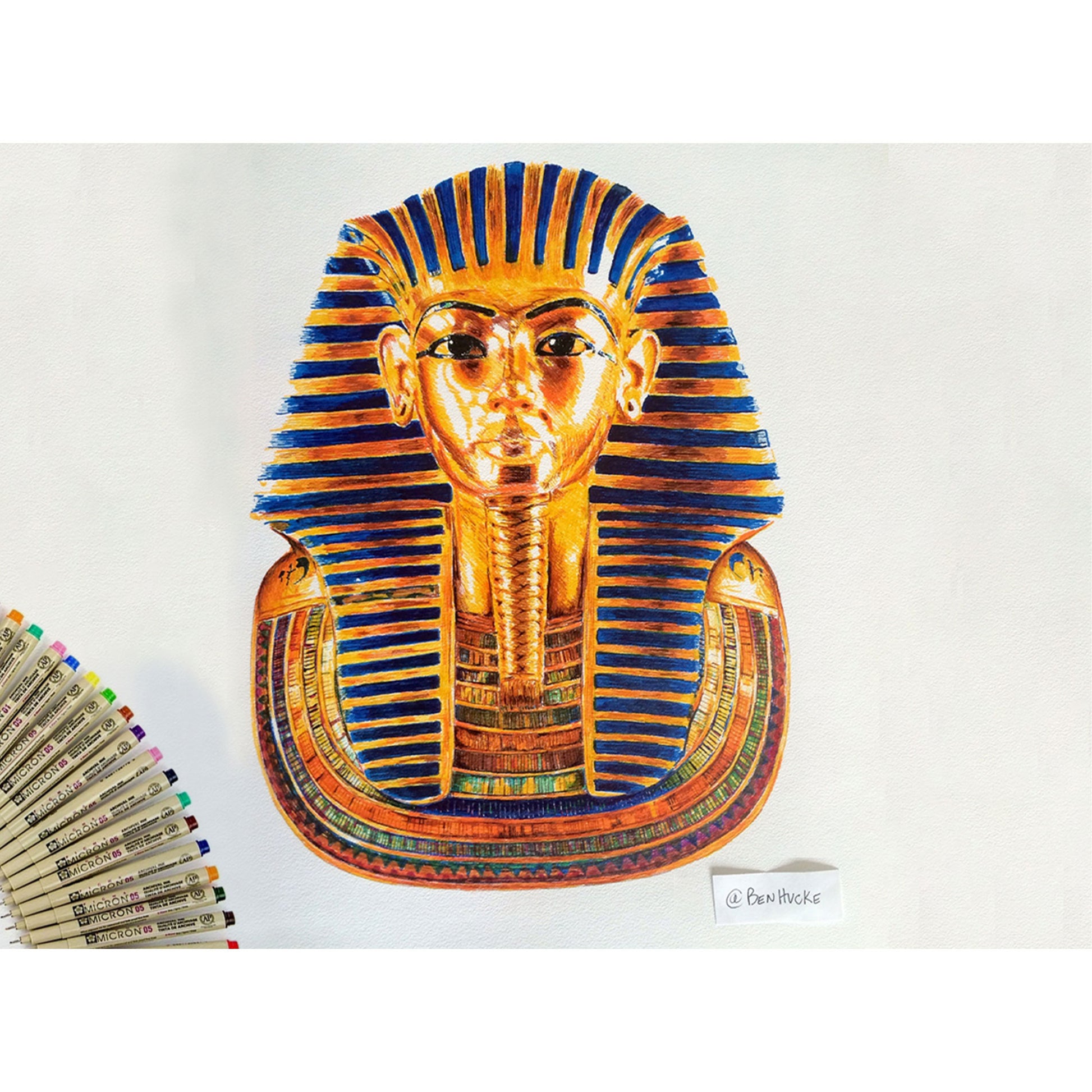 Sakura Pigma Micron Fineliners - Sample Illustration 