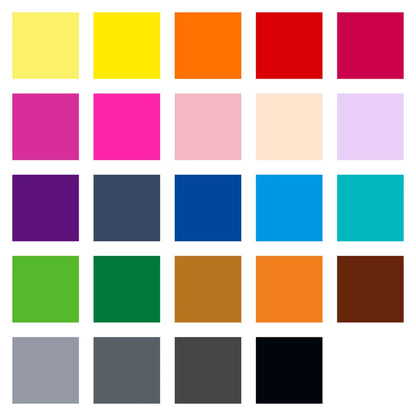 Staedtler Pigment Arts Multi Ink Brush Pens - Basic Colours - Set of 24 - Colour Swatches