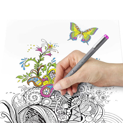 Staedtler Pigment Liner - Set of 12 - Pen in Use
