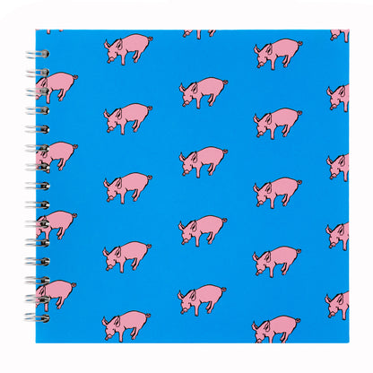 Pink Pig Sketchbooks Patterned Cover - 150gsm Cartridge Paper - 35 Leaves