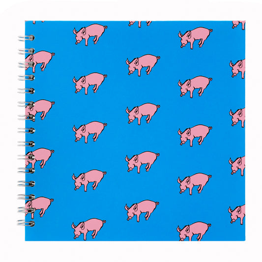 Pink Pig Sketchbooks Patterned Cover - 150gsm Cartridge Paper - 35 Leaves