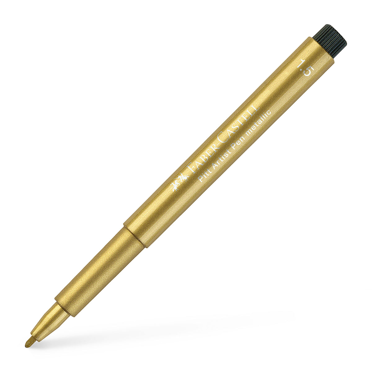 Faber-Castell PITT Artists&#39; Pens - 1.5mm Metallic Bullet Tip Pen - Gold
