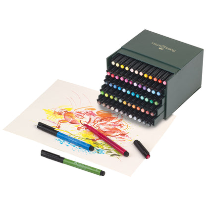 Faber-Castell Pitt Pens Brush Set of 60 - Box Open
