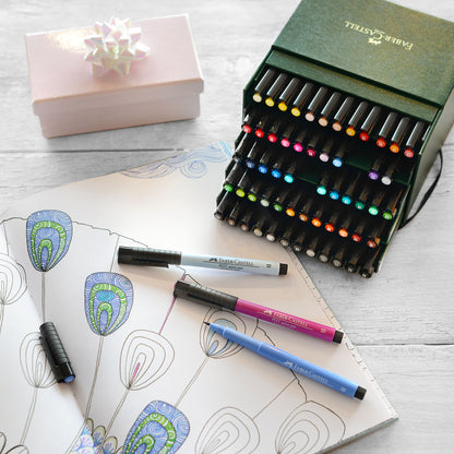 Faber-Castell Pitt Pens Brush Set of 60 - Sample Illustration Mood Photo