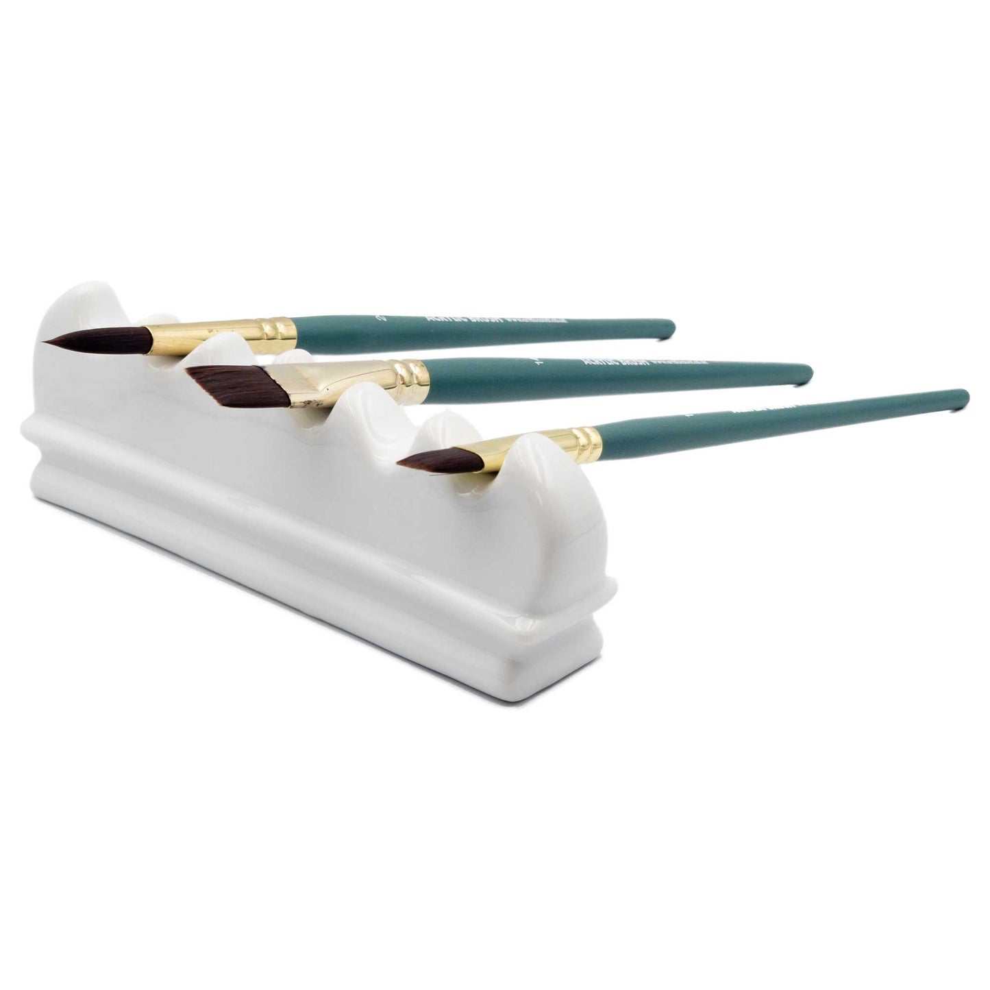 Porcelain Brush Rest Holding Brushes