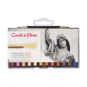 Conte Carres Portrait Crayons Set of 12