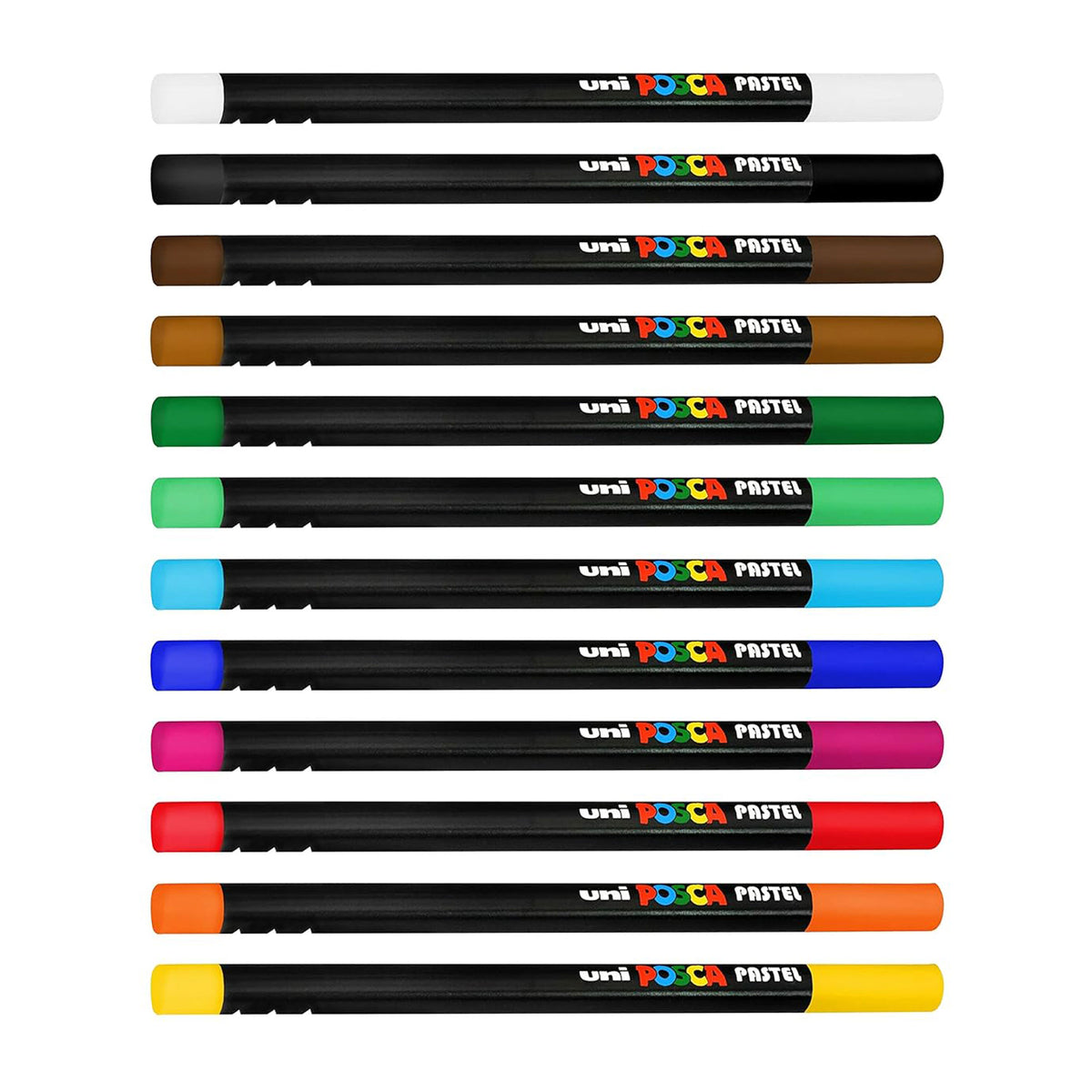 Uni Posca Wax Pastels 12 Colours