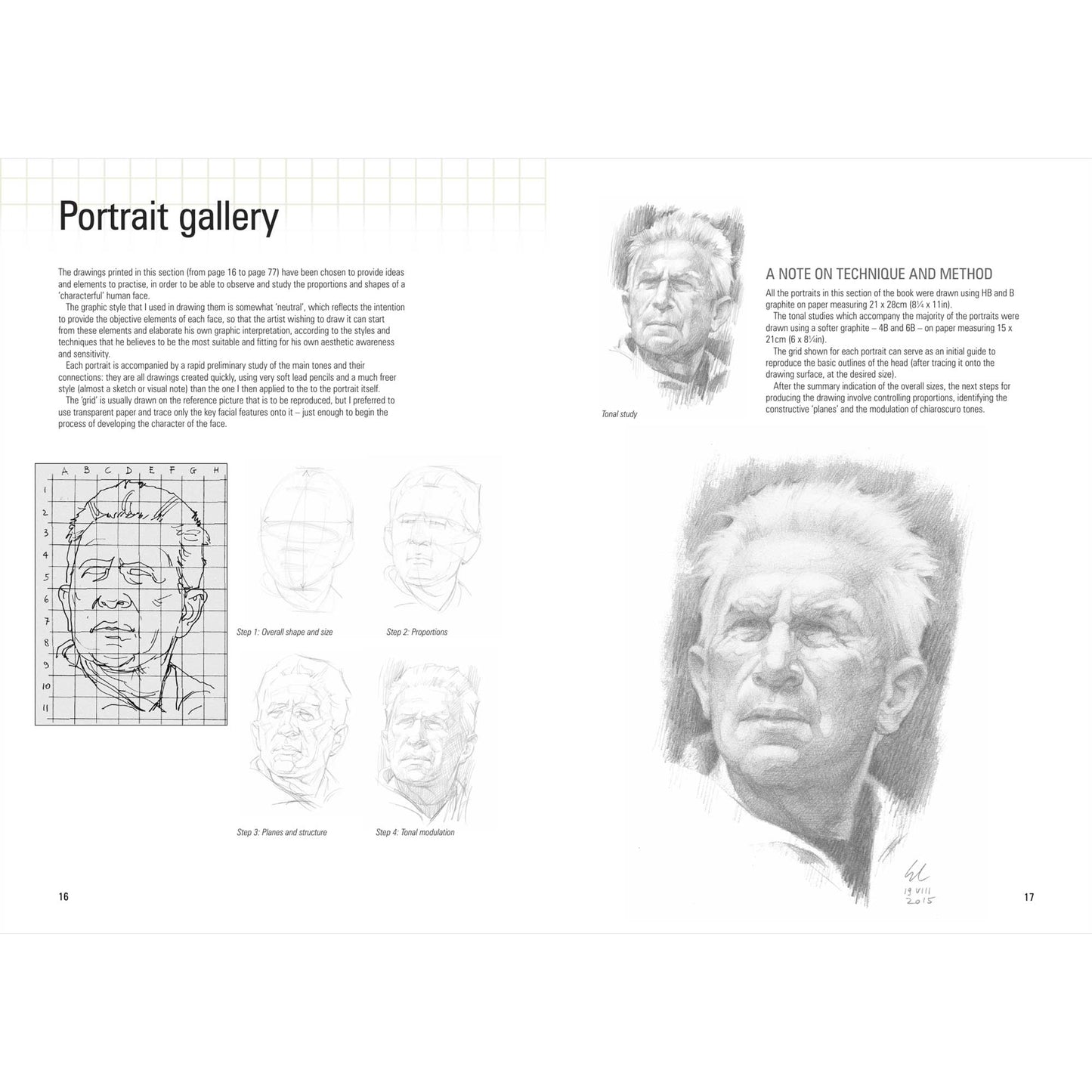 Drawing Using Grids: Portraits with Character - G. Civardi