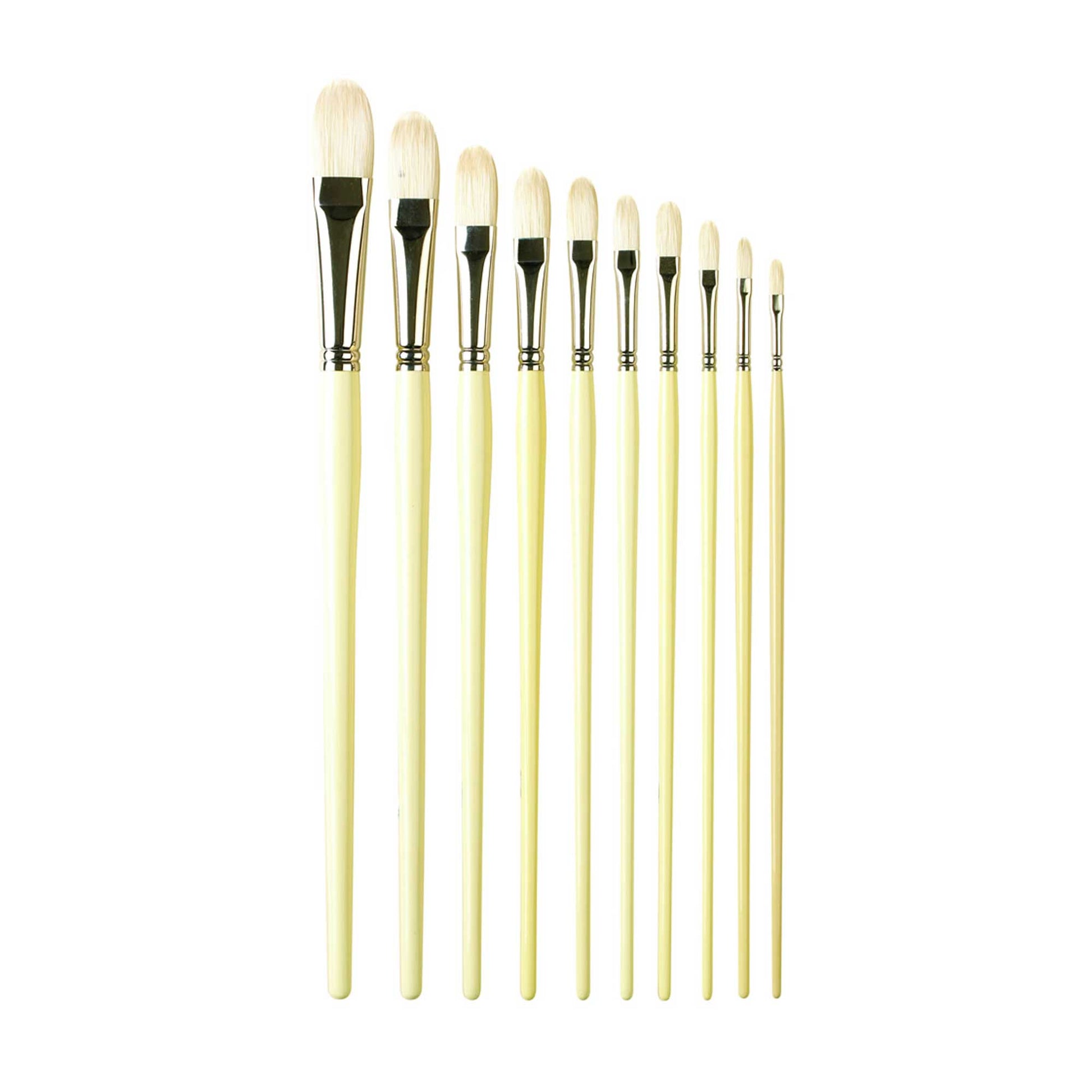 Pro Arte Series B Hog Brushes - Filbert - All Sizes
