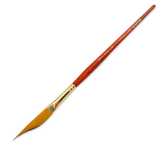 Versatile Pro Arte Stephen Coates Scimitar Brush, ideal for blending and applying paint with precision