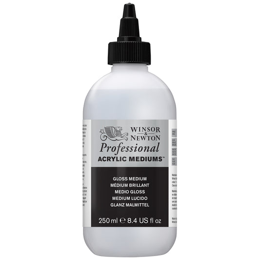 Winsor & Newton Professional Acrylic Medium - 250ml - Gloss