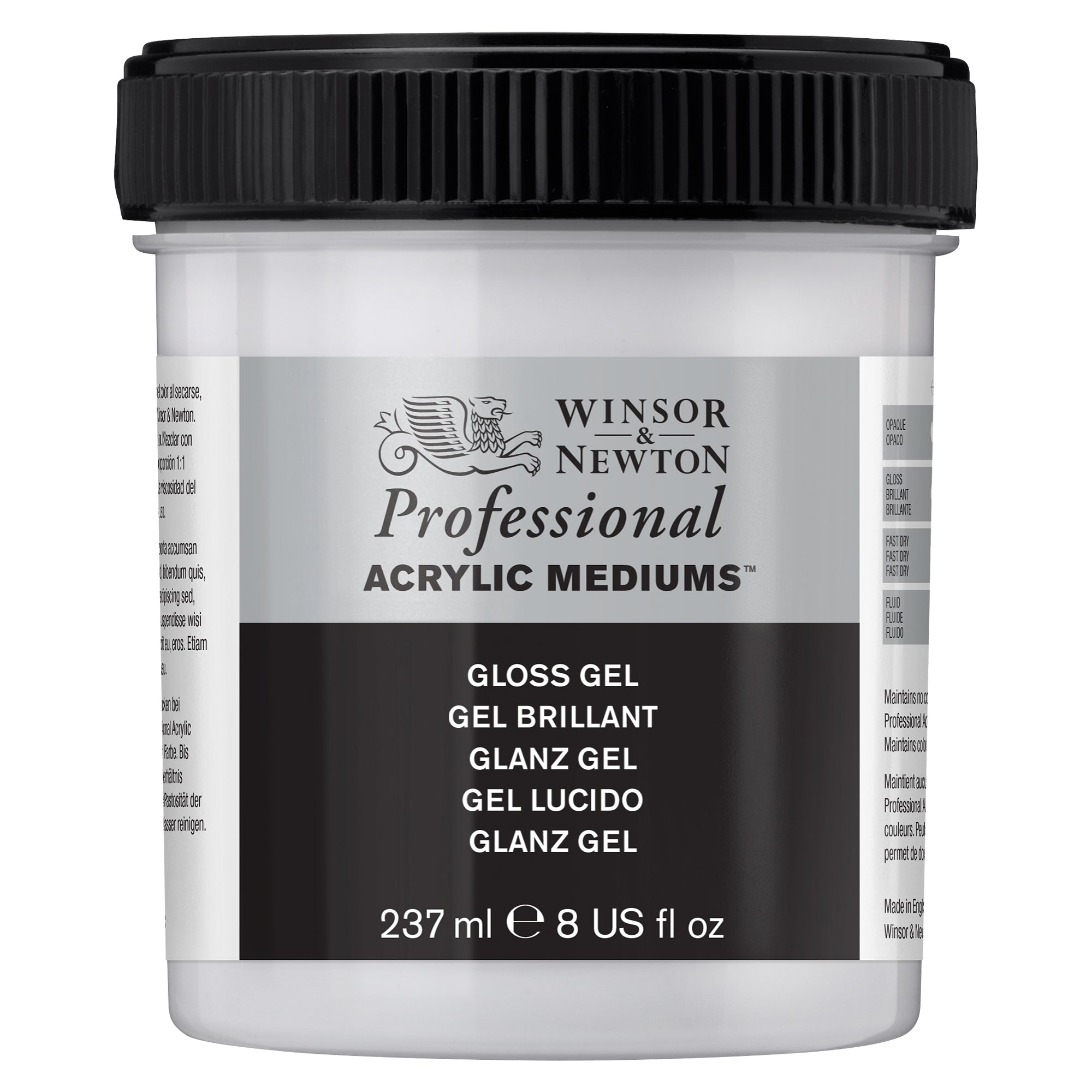 Winsor & Newton Professional Acrylic Gel - Gloss Gel - 237ml