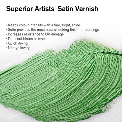 Winsor & Newton Professional Picture Varnish - Satin - Details