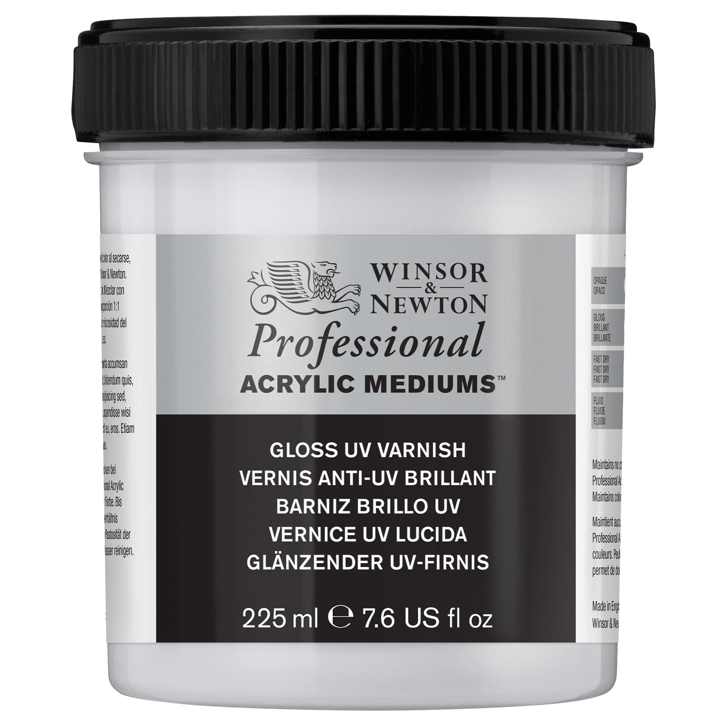 Winsor & Newton Professional Acrylic UV Varnish - Gloss - 225ml