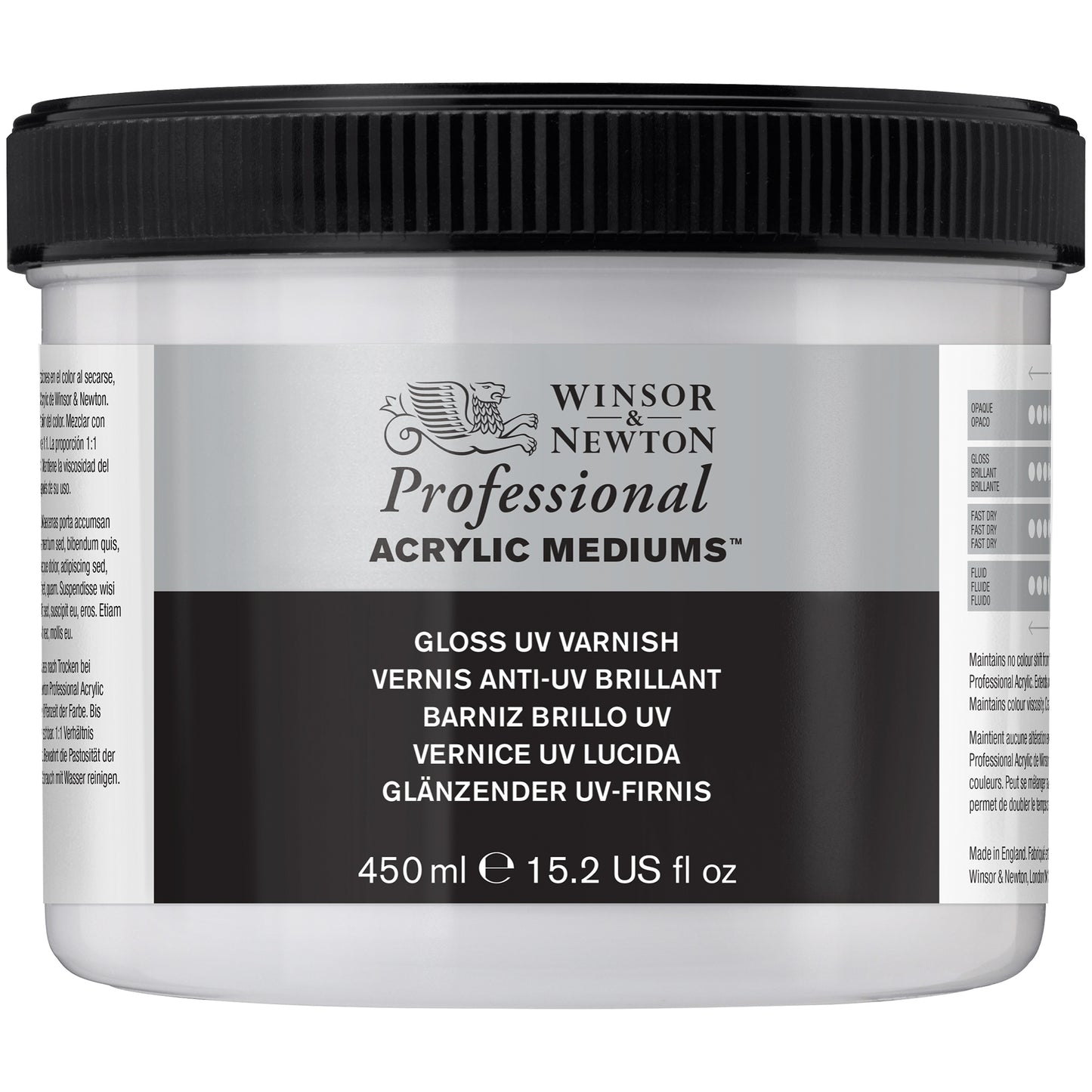 Winsor & Newton Professional Acrylic UV Varnish - Gloss - 450ml