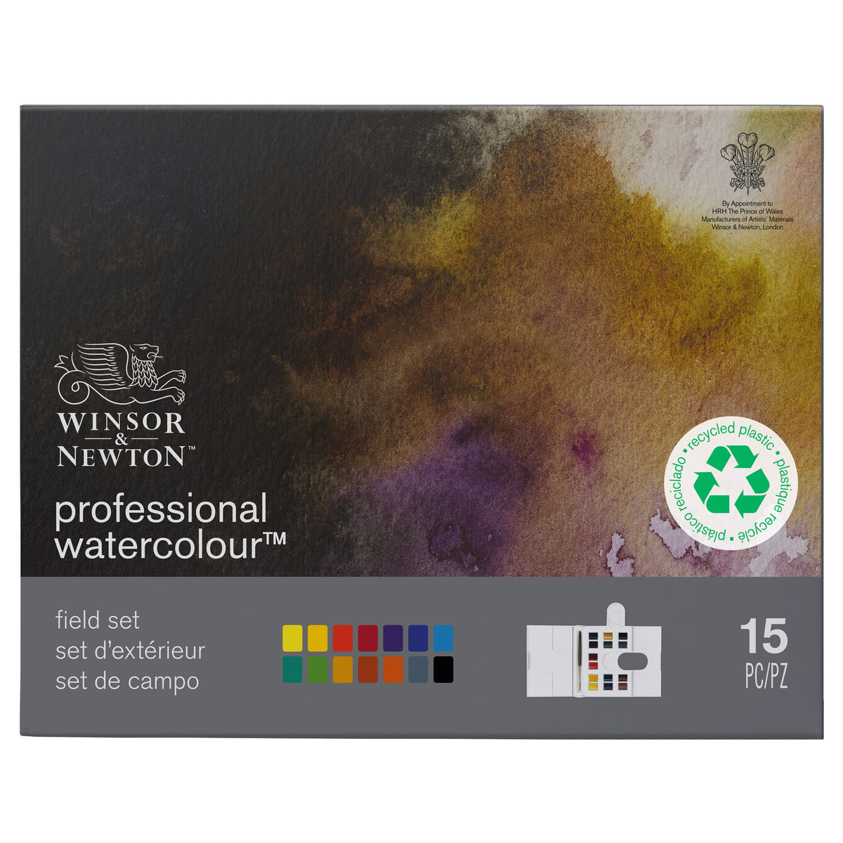 Winsor &amp; Newton Professional Watercolour Field Set - Box