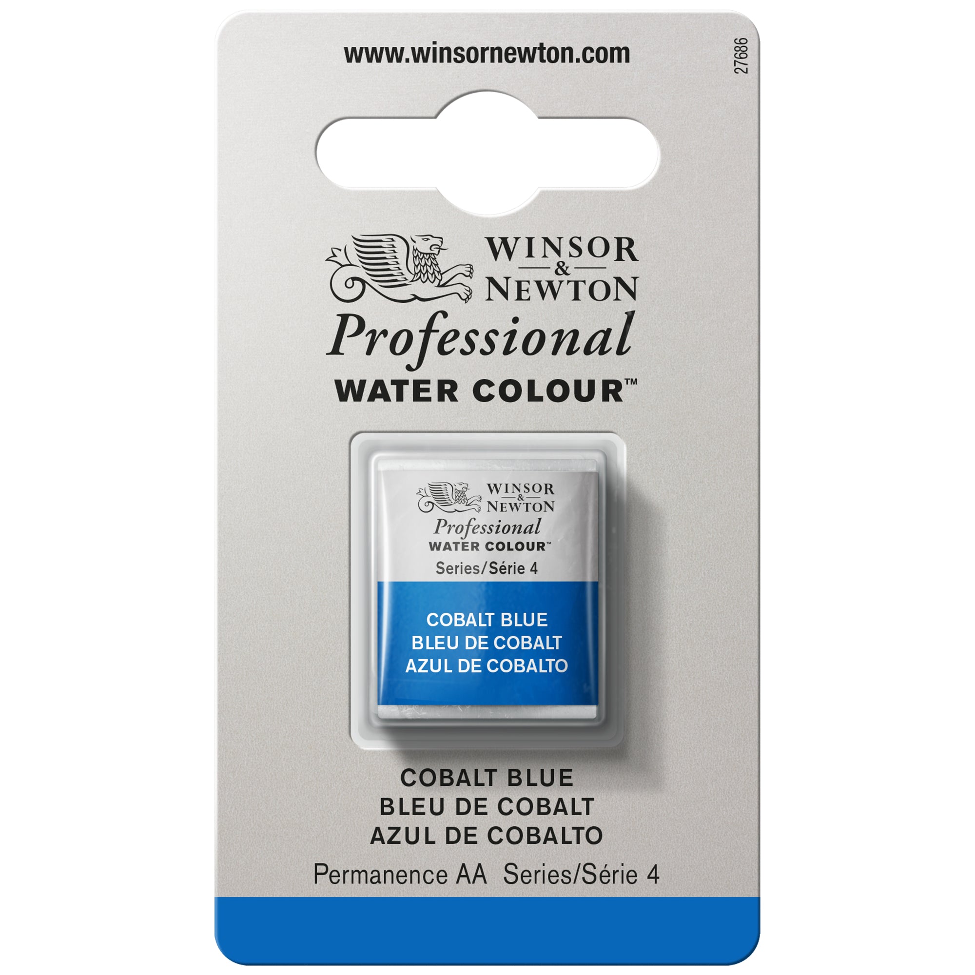 Winsor & Newton Professional Watercolour Half Pans (Singles) - Series 4 - Cobalt Blue