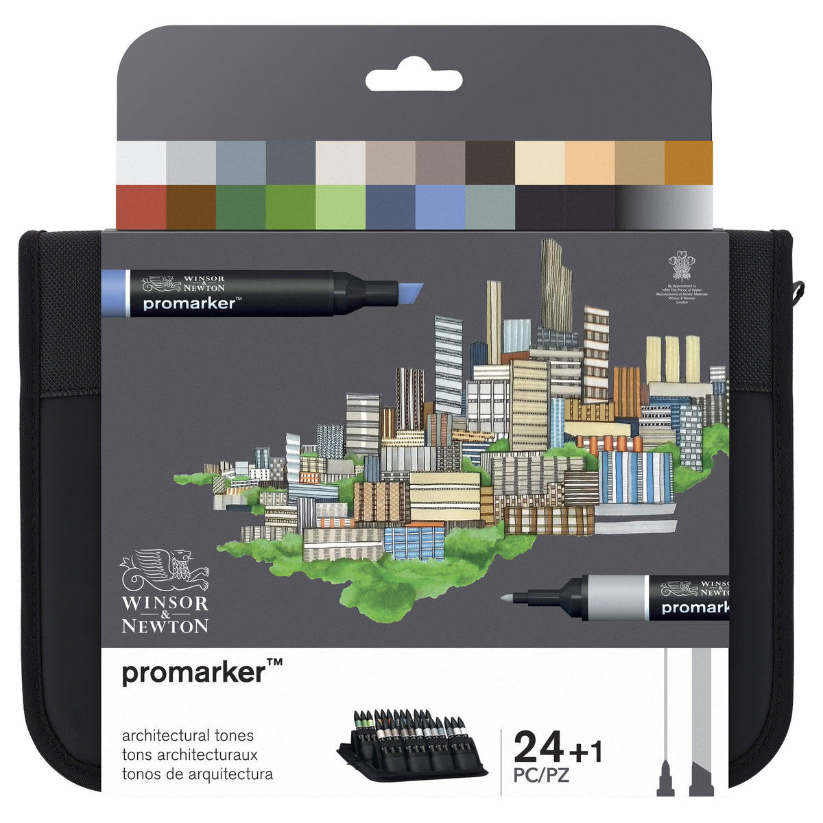 Winsor &amp; Newton Promarker - Architectural Tones - Set of 24
