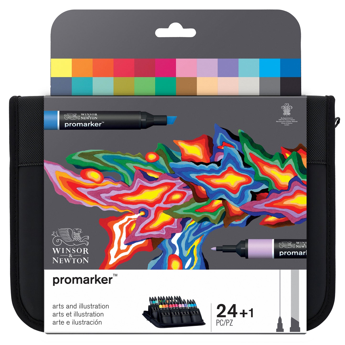 Winsor Newton Promarker Arts Illustration Set Set of 24