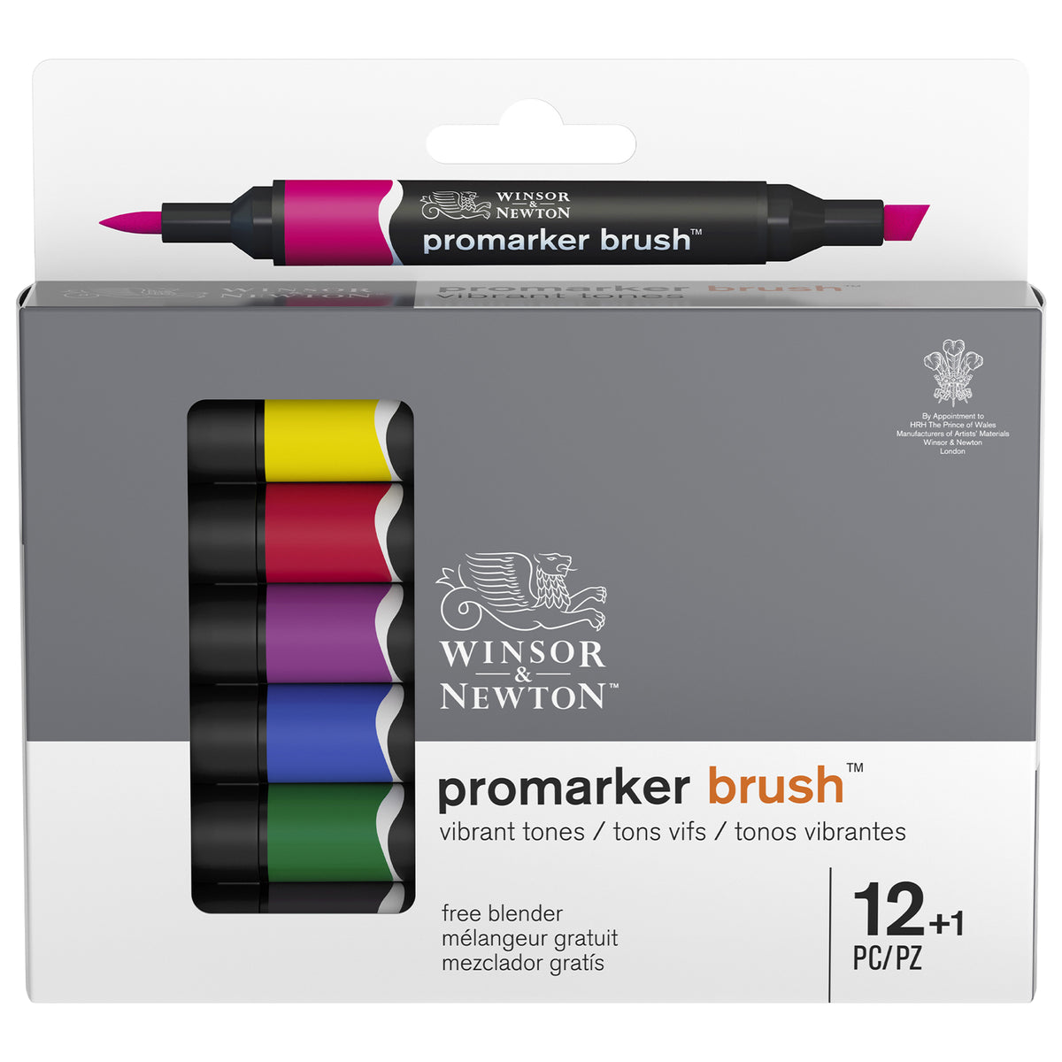 Winsor &amp; Newton Promarker BRUSH - Vibrant Tones - Box