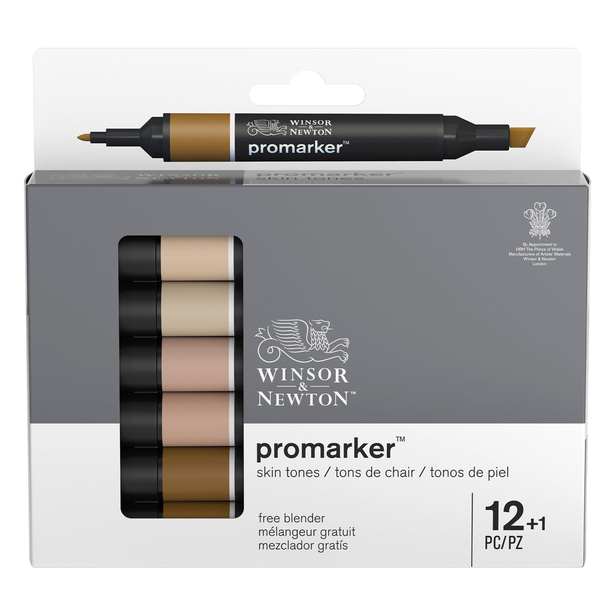 Winsor &amp; Newton Promarker - Skin Tones Set - Box