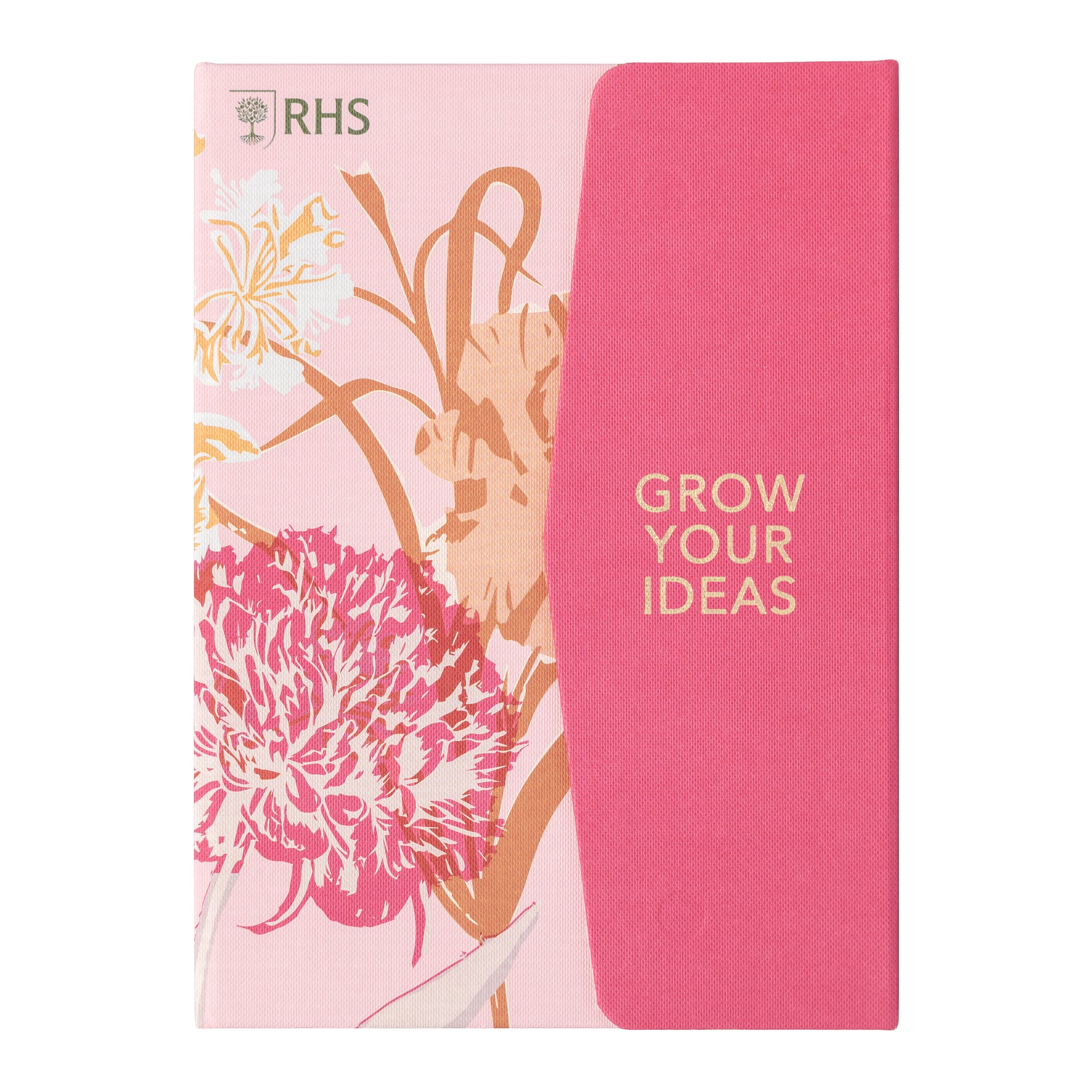 RHS Magnetic Cover Notebook - Bold Florals