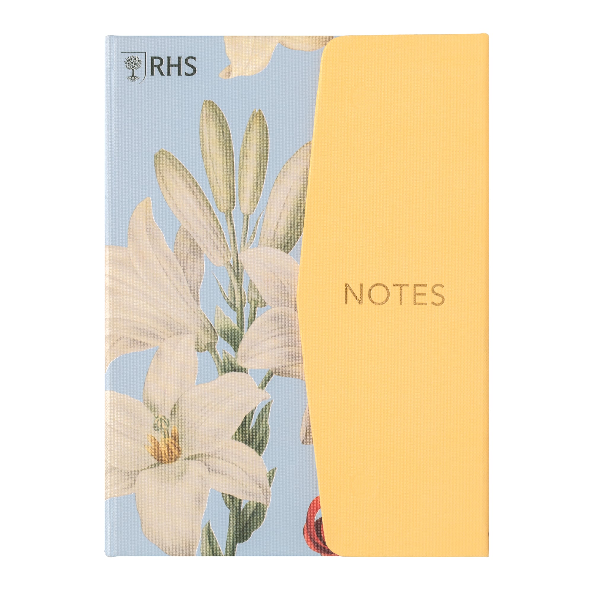 RHS Magnetic Cover Notebook - Lilies and Roses