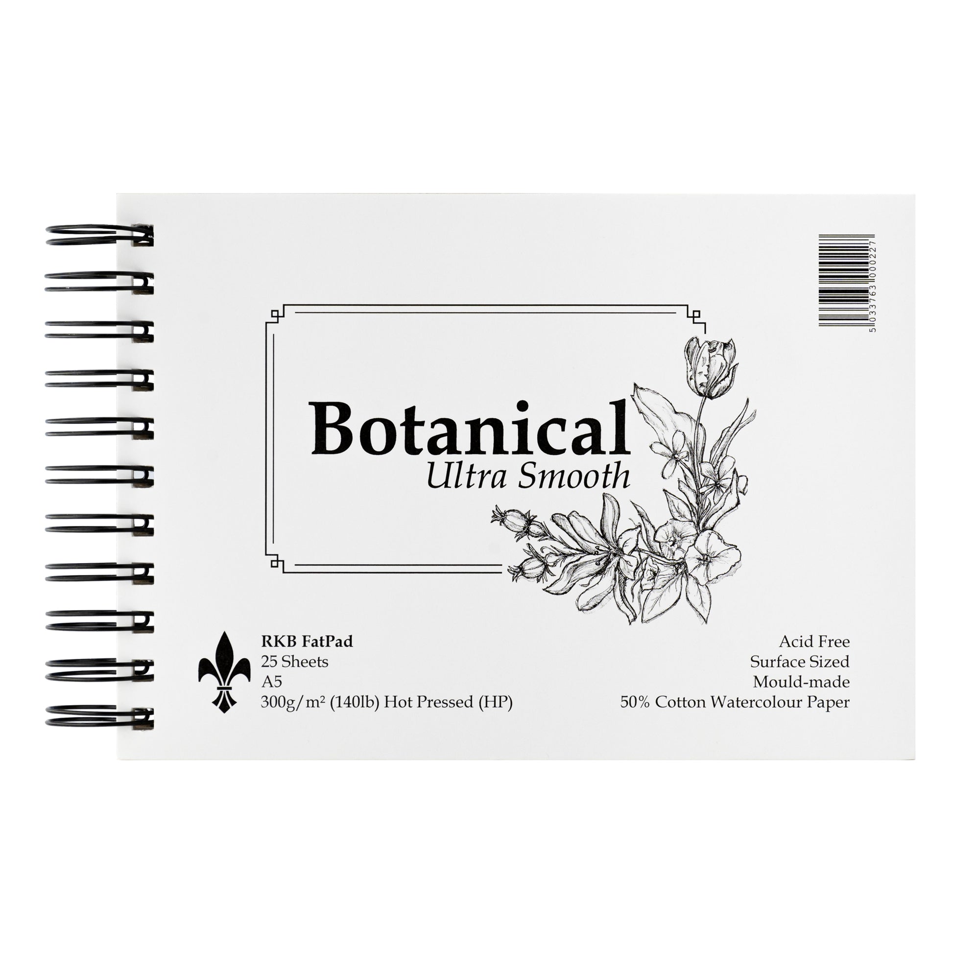 Botanical Ultra Smooth Watercolour Paper FAT PADS