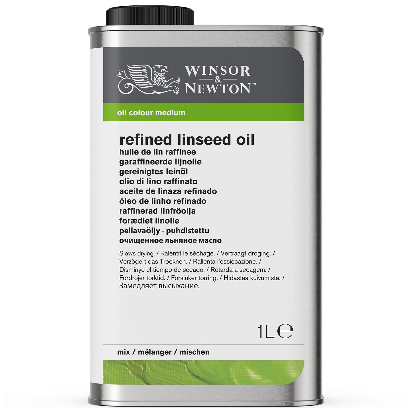 Winsor & Newton Refined Linseed Oil - 1 litre