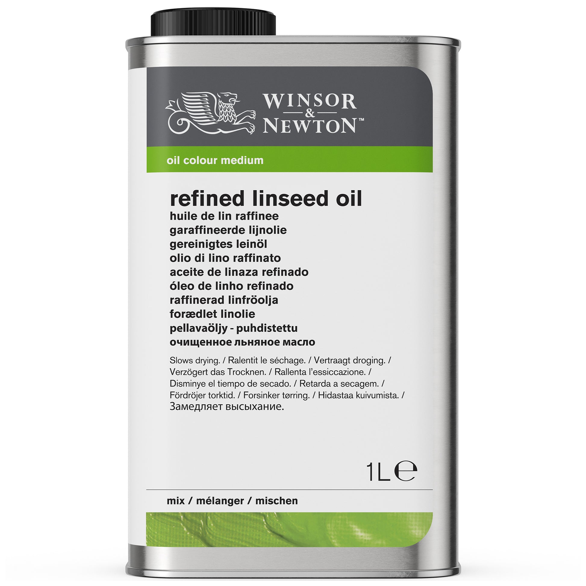 Winsor & Newton Refined Linseed Oil - 1 litre