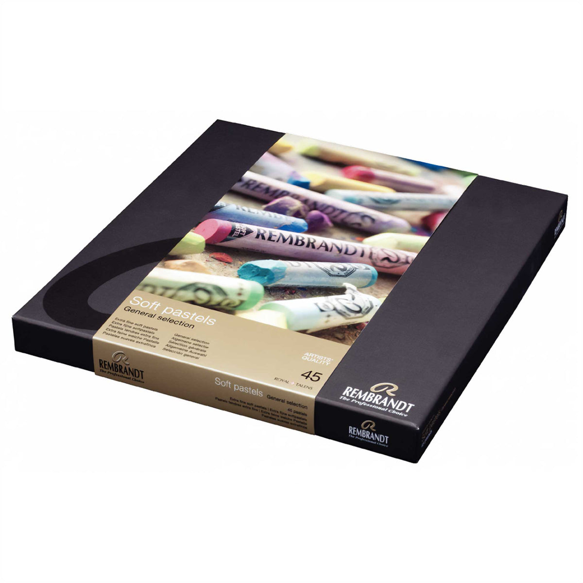 Rembrandt Artists Quality Soft Pastels General Selection Set 45 Whole Pastels