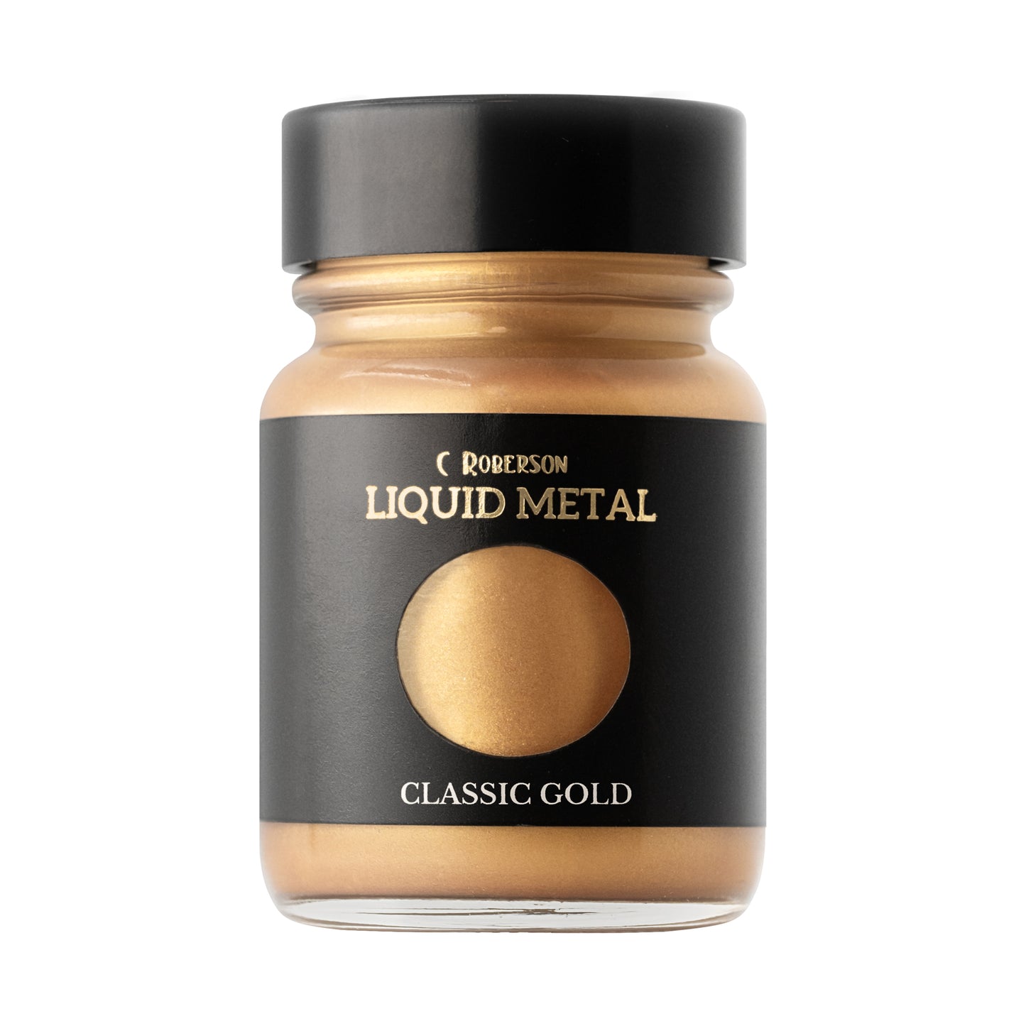 Roberson Liquid Metal Acrylic Paints - 30ml - Classic Gold